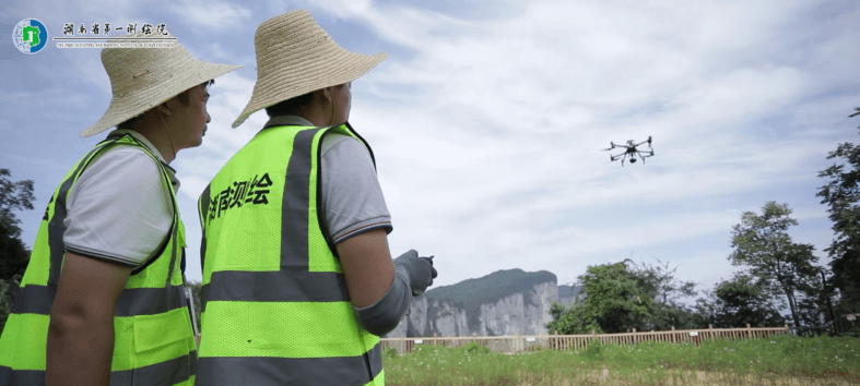 项目组使用经纬 M300 RTK 搭载 P1进行航测作业